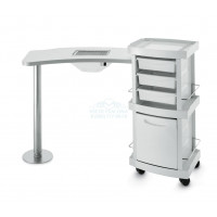 Стол маникюрный 2-ной с вытяжкой 128LX