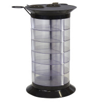 Парикмахерская тележка &quot;GiroCo Doble black&quot; ящики прозрачные