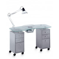 Стол маникюрный 2-ной с вытяжкой 197LХ