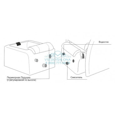Кресло педикюрное Climb