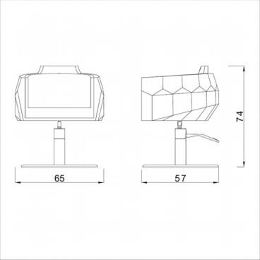 Кресло парикмахерское &quot;Crystalcoiff&quot;